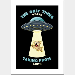 Dogs are the only thing worth taking from earth Posters and Art